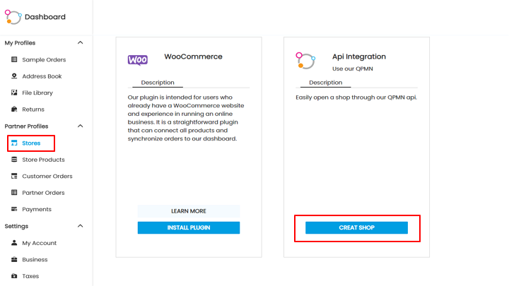 fill store information