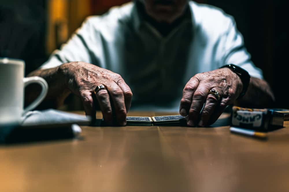 Playing cards was often considered a bad habit, related to gambling and drinking. 