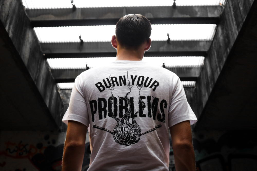Big text is always a cool design idea. It may look bold but powerful to express your message. 