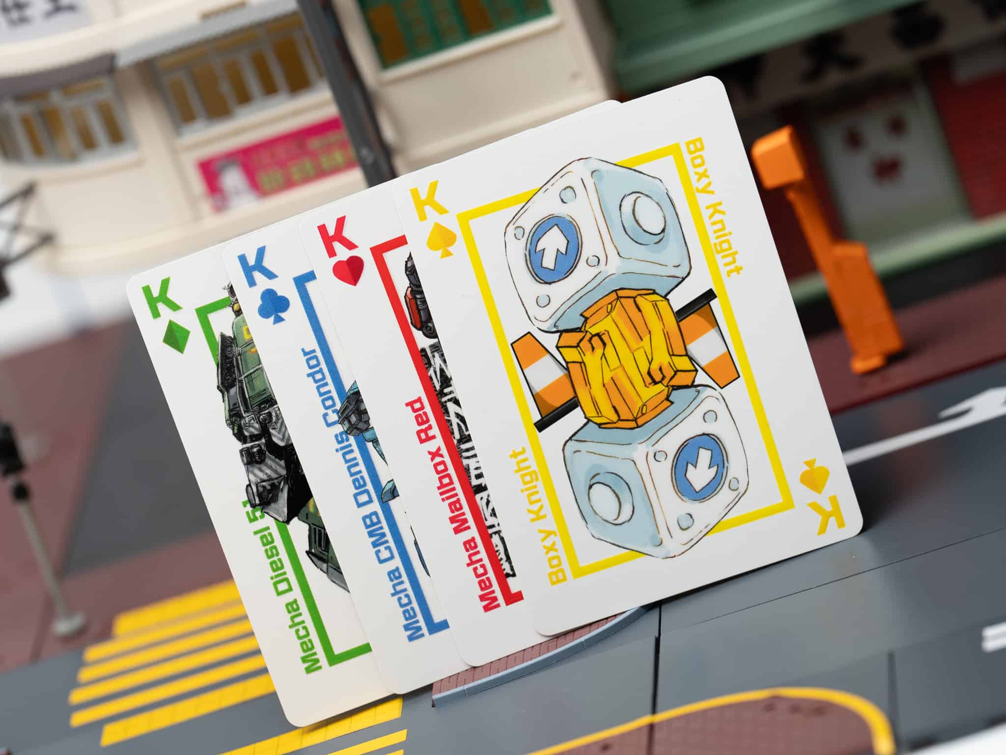 Hong Kong Machines Playing Card - King Design