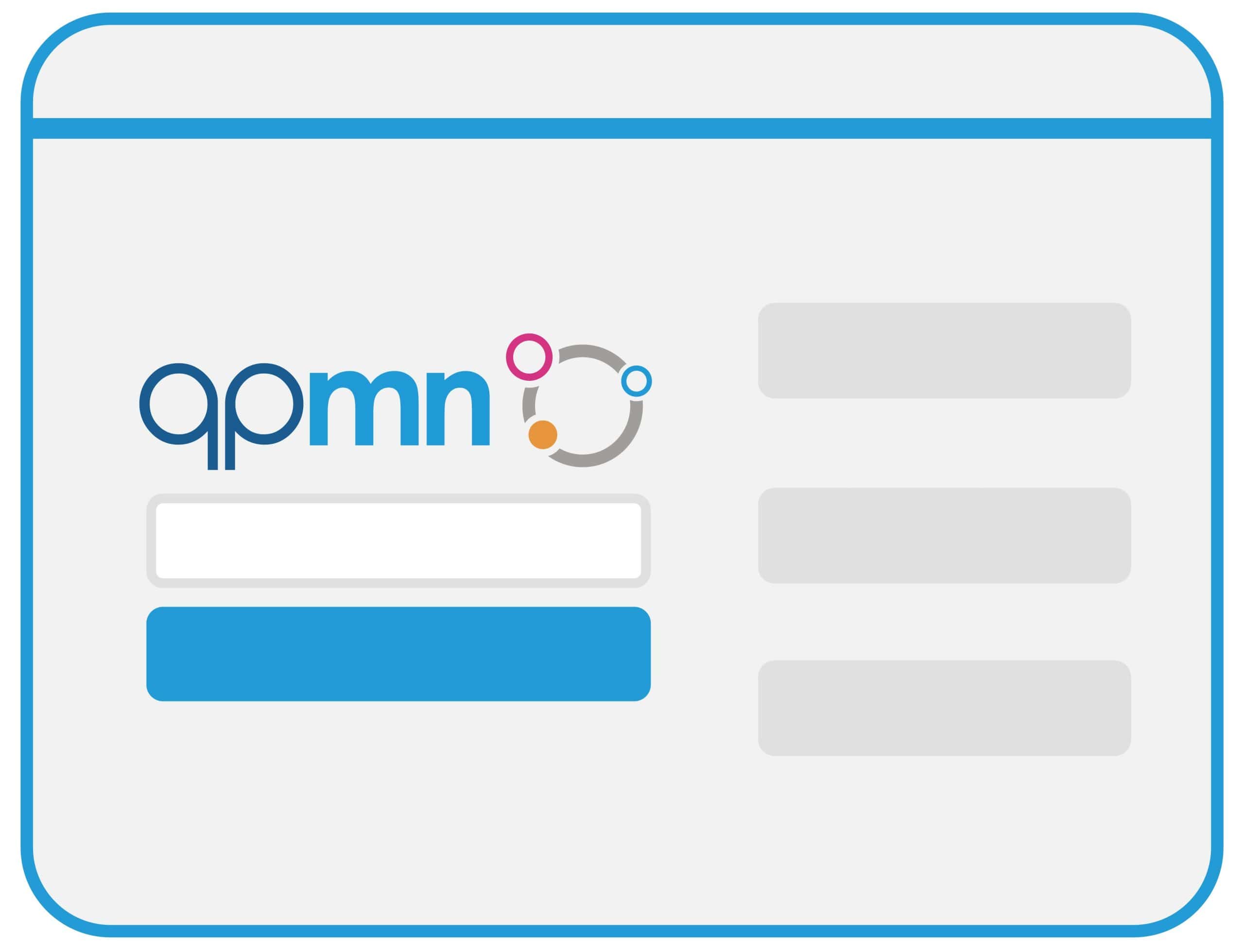 screen cap of QPMN sign up process