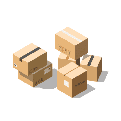 boxes of stock