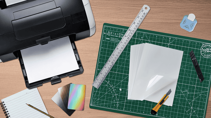 printer and other tools including holographic cards for making proxy cards at home