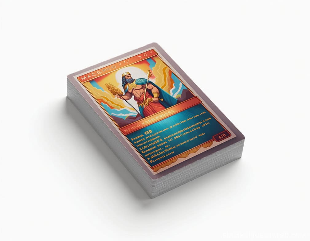 Trading card game deck