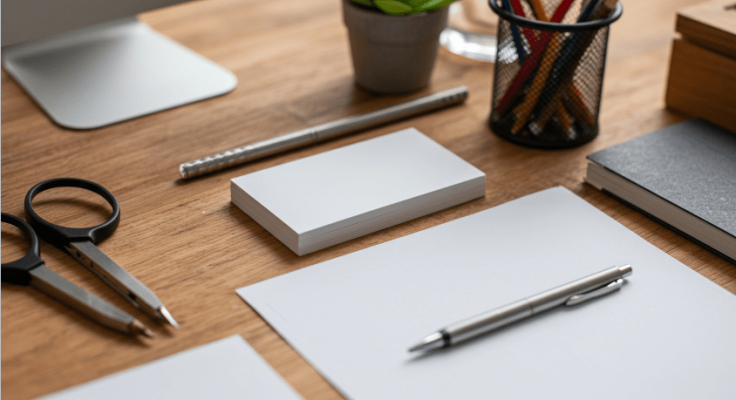 tools and stationary for creating booster pack