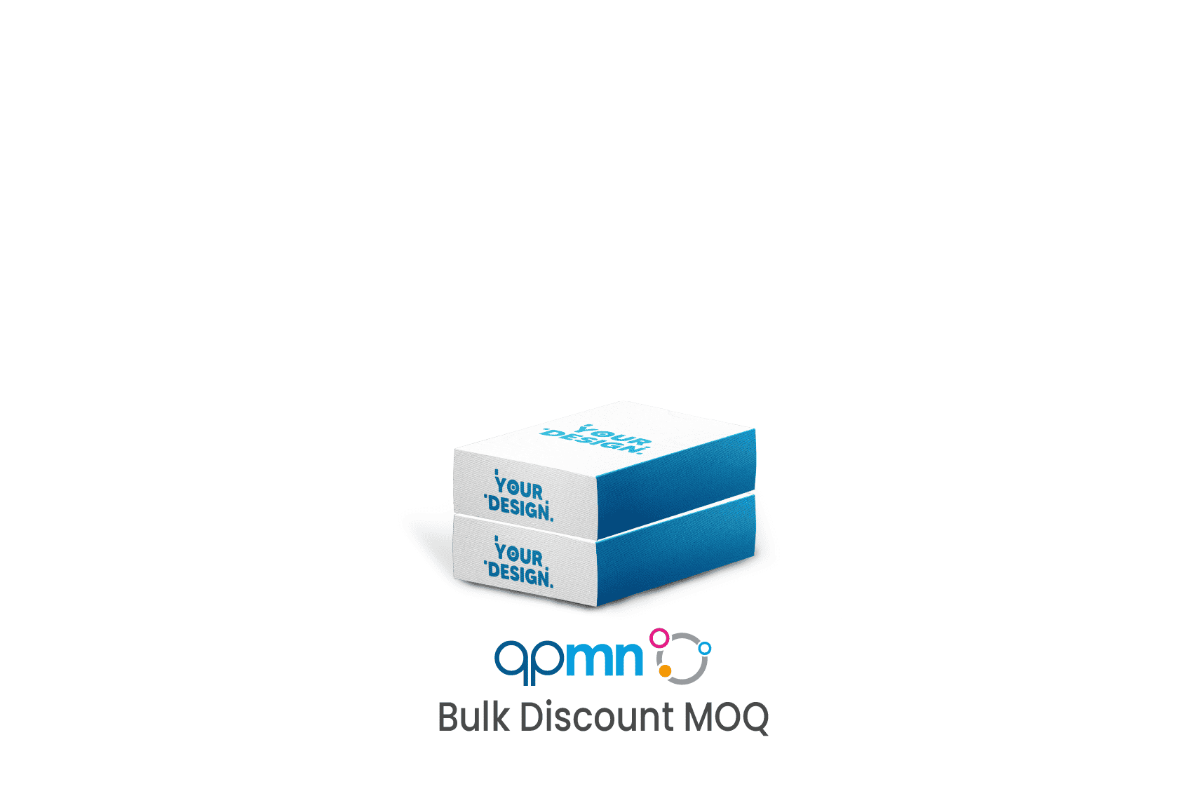 two stacks of qpmn card decks