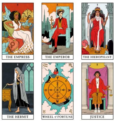 6 tarot card designs