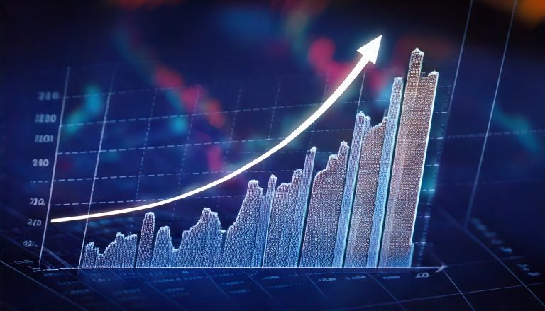 graph showing upward trend