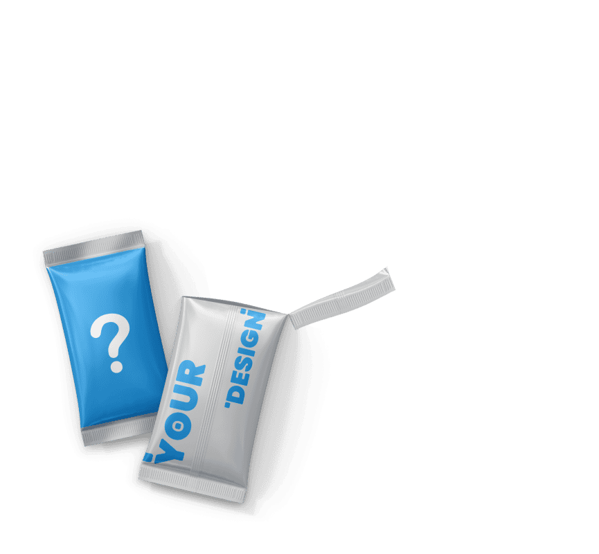 two custom designed booster packs