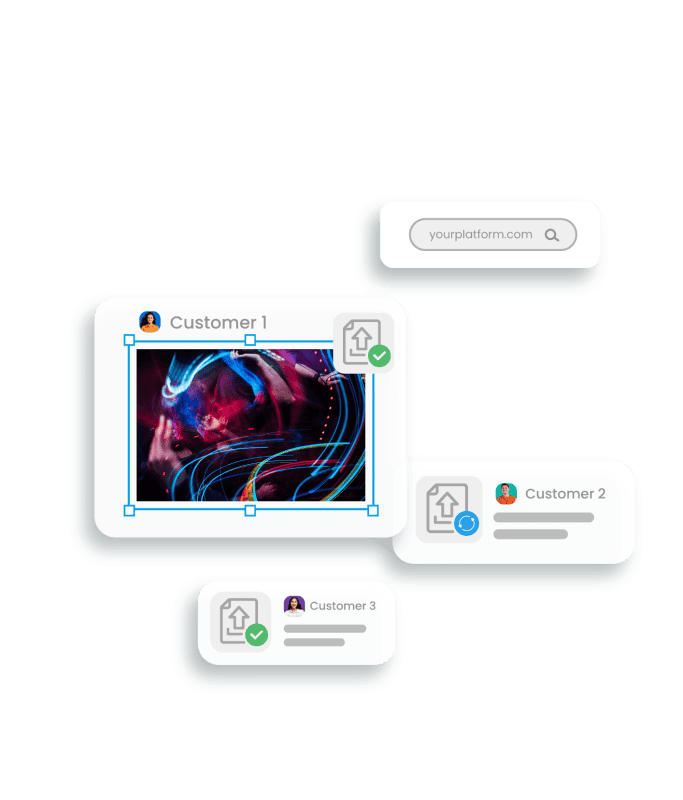 icons showing custom designs