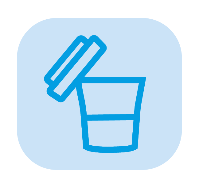cup with lid open icon