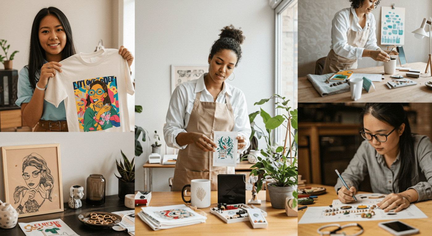 array of creators and artists