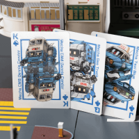 PLaying Cards - Hong Kong Red Blue Bus, Truck, Taxi