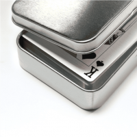 playing cards in tin box