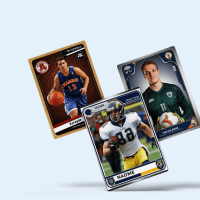 basketball and football cards