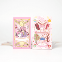 two different playing card designs on two cards